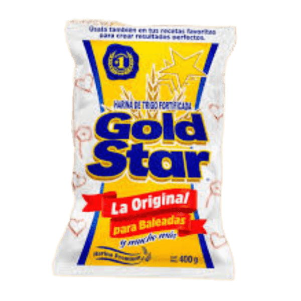 Harina de trigo baleada Gold Star 450g
