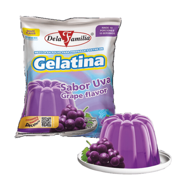 Gelatina de uva 80g De la Familia